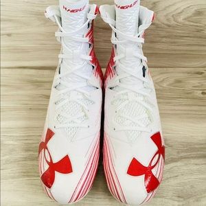 Under Armour Highlight Football Cleats Red/White